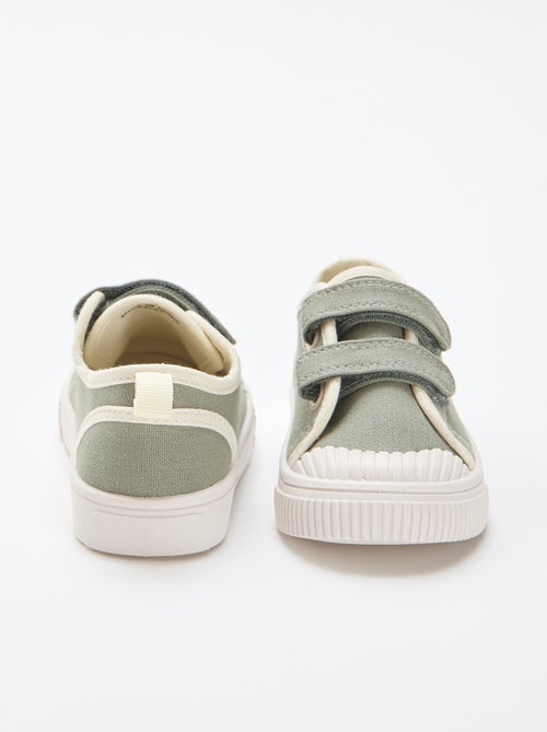 Sneakers in tela con velcro - Kiabi
