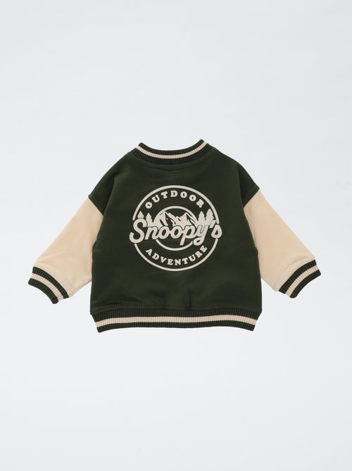 "Snoopy" Campus Style Jacket - Kiabi "Snoopy" Campus Style Jacket - Kiabi