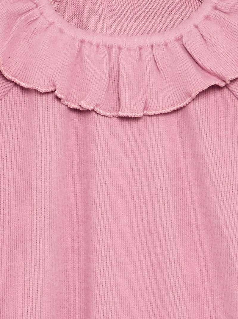 Snuggly Knit T-shirt - Easy-Dressing Collection Pink - Kiabi