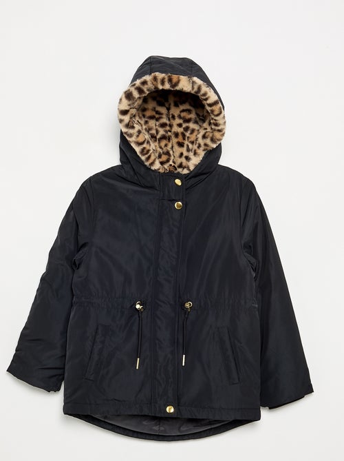 Soft Hooded Faux Fur Parka - Kiabi