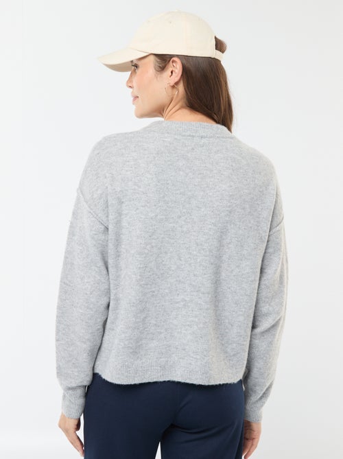 Soft knit nursing sweater - Kiabi