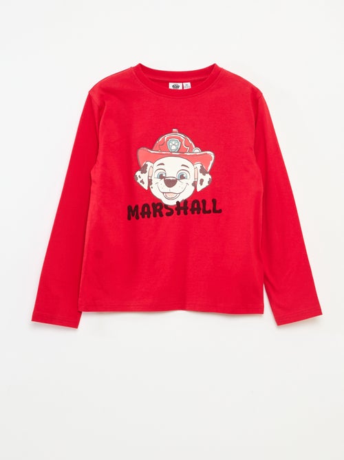 Soft 'Paw Patrol' Print Cotton T-shirt - Kiabi