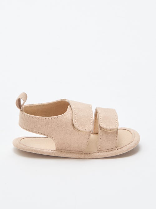 Soft sandals with 2 straps - Kiabi