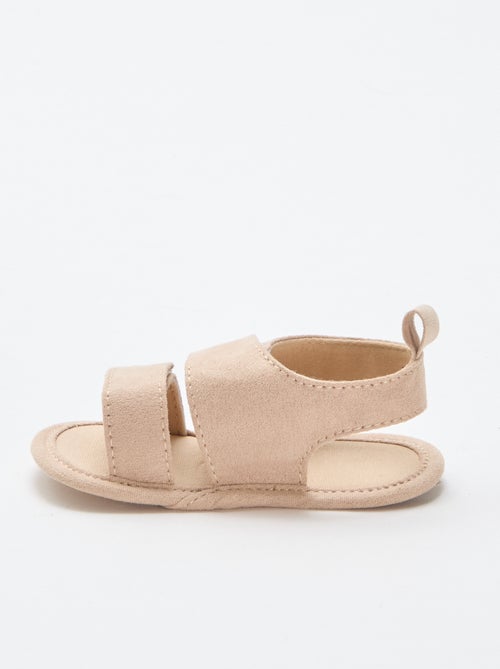Soft sandals with 2 straps - Kiabi