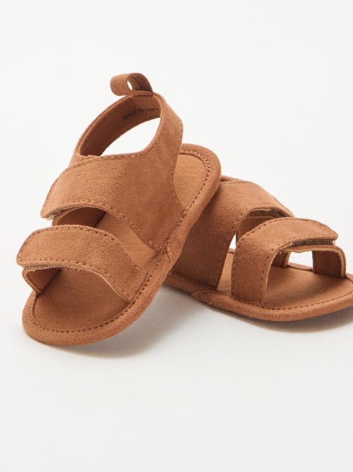 Soft sandals with 2 straps - Kiabi