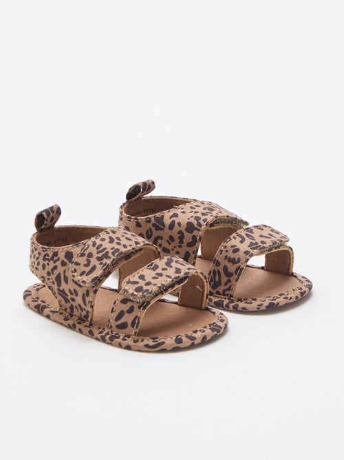 Soft sandals with 2 straps - Kiabi