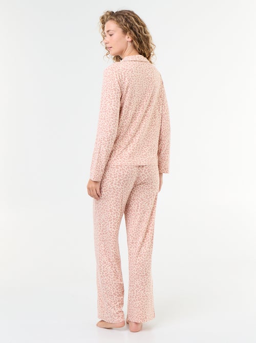 Soft Stretch Knit Pajama Set - 2 Piece - Kiabi