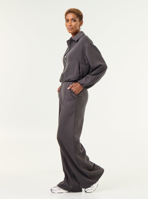 Soft-touch wide-leg trousers - Kiabi