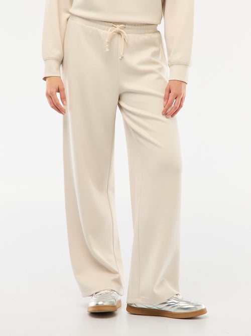 Soft Wide-Leg Joggers - Kiabi