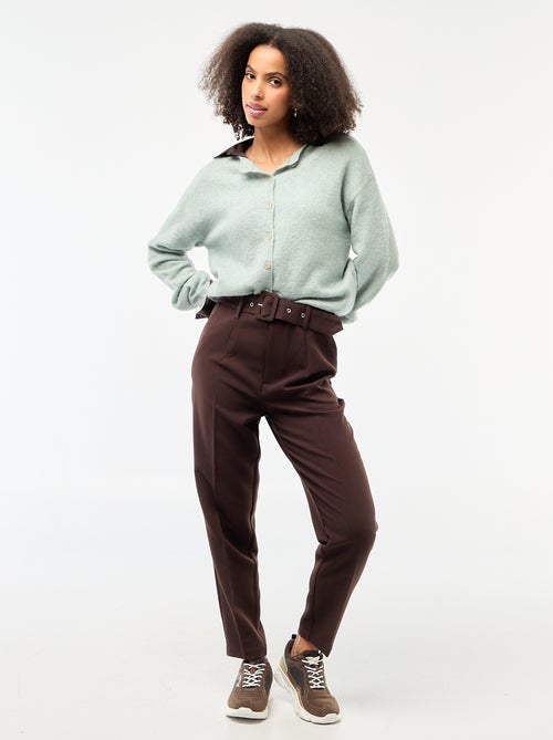 Soft Wool and Mohair Cardigan - Kiabi