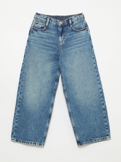 Solid Baggy 5-Pocket Jeans - Kiabi