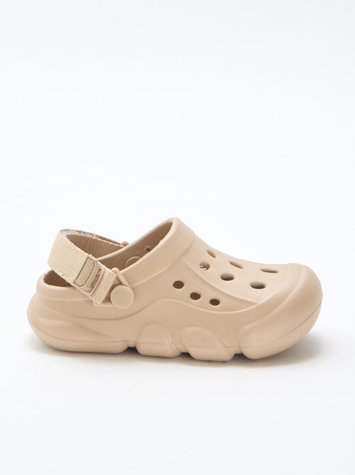 Solid Beach Closed-Toe Mules - Kiabi