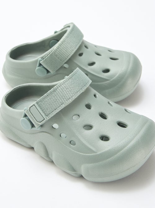 Solid Beach Closed-Toe Mules - Kiabi