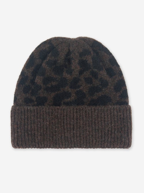 Solid Beanie with Fold-Over Cuff - Kiabi