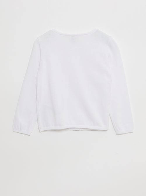Solid Cardigan with Magnetic Snaps - Easy-Dressing Collection - Kiabi