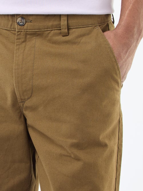 Solid Chino Pants - Regular Fit - Kiabi