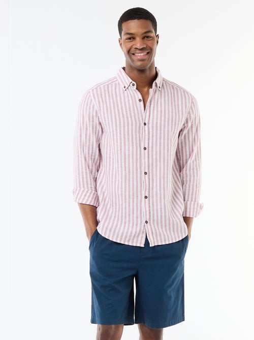Solid Chino Shorts - Kiabi
