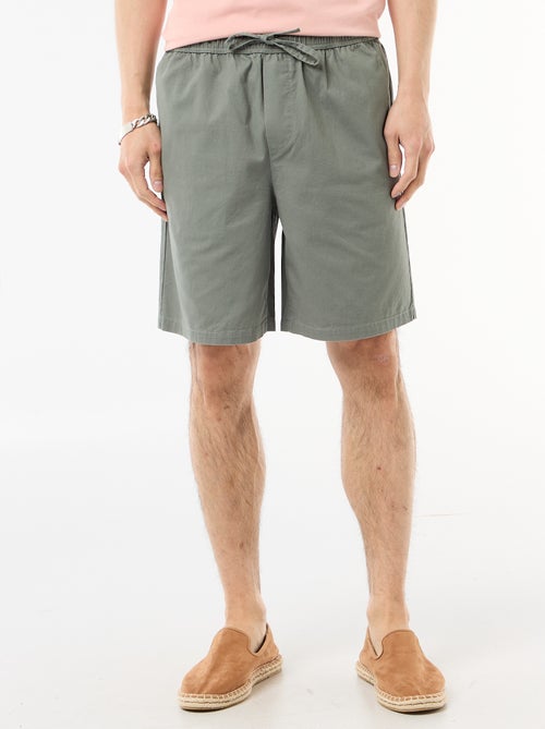 Solid Chino Shorts - Kiabi