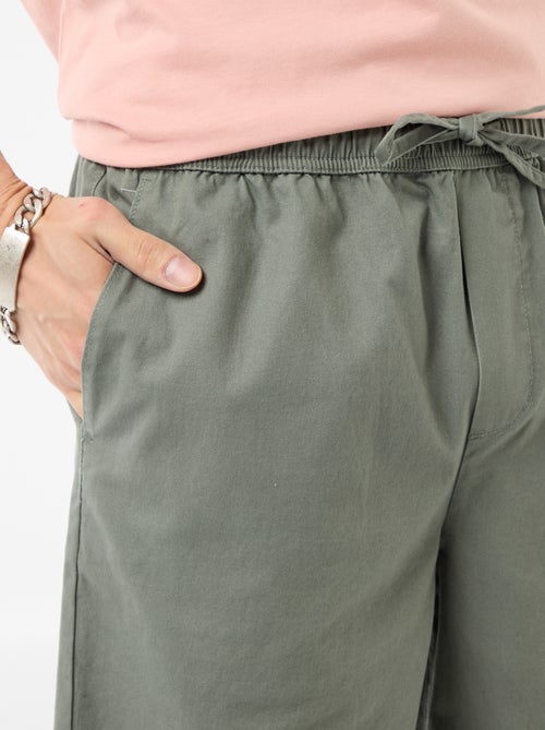 Solid Chino Shorts - Kiabi