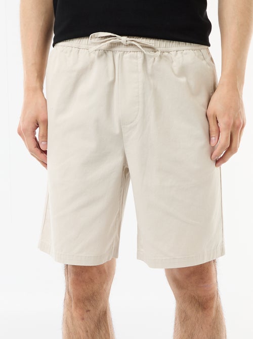 Solid Chino Shorts - Kiabi