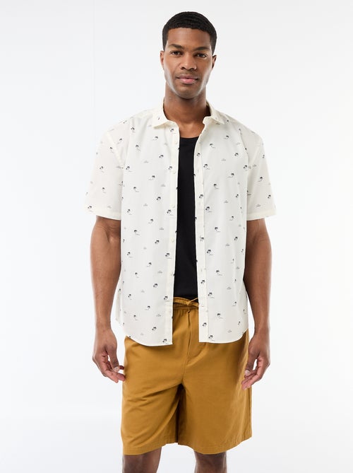 Solid Chino Shorts - Kiabi
