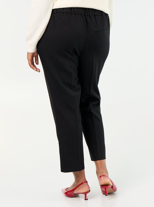 Solid Cigarette Trousers - Kiabi Solid Cigarette Trousers - Kiabi