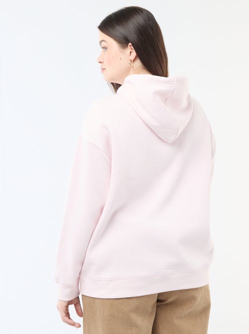 Solid Color Hoodie with Kangaroo Pocket - Kiabi