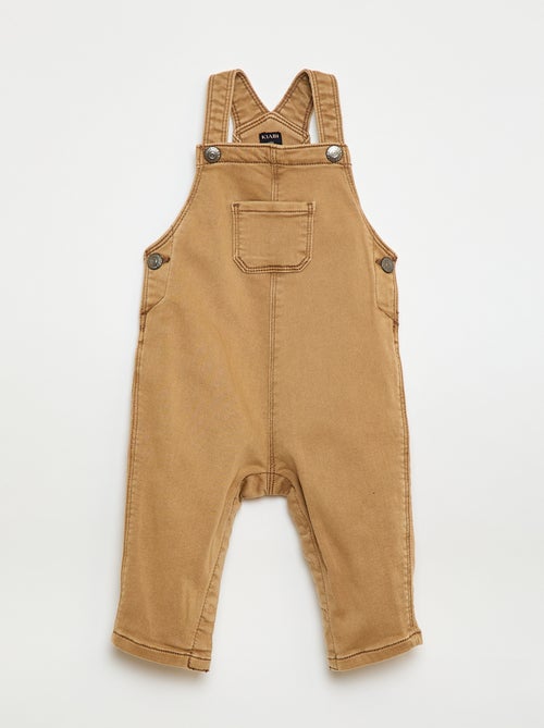 Solid Color Overalls with Adjustable Straps - Kiabi