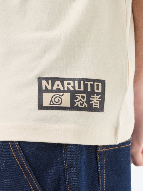 Solid Cotton 'Naruto' Print T-Shirt - Kiabi