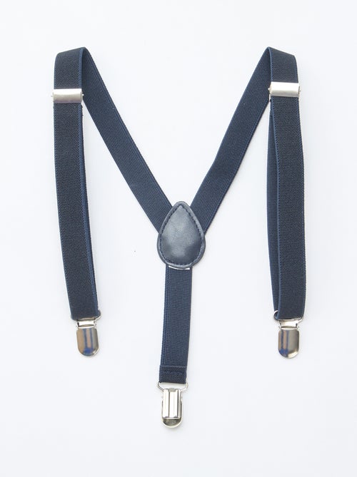 Solid Elastic Suspenders - Kiabi