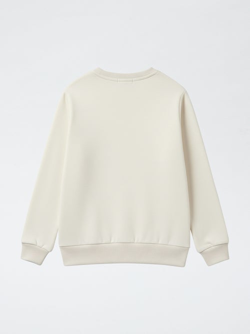 Solid French terry cotton 'Bluey' print sweatshirt - Kiabi
