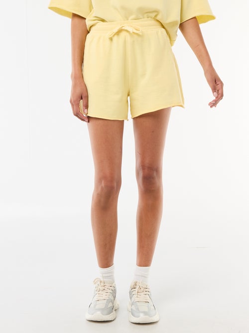Solid French Terry Shorts - Kiabi