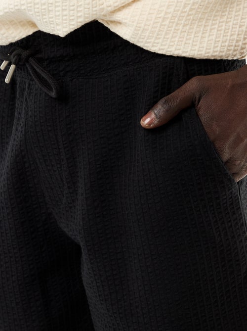 Solid Heavyweight Knit Bermuda - Kiabi