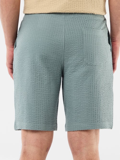 Solid Heavyweight Knit Bermuda - Kiabi