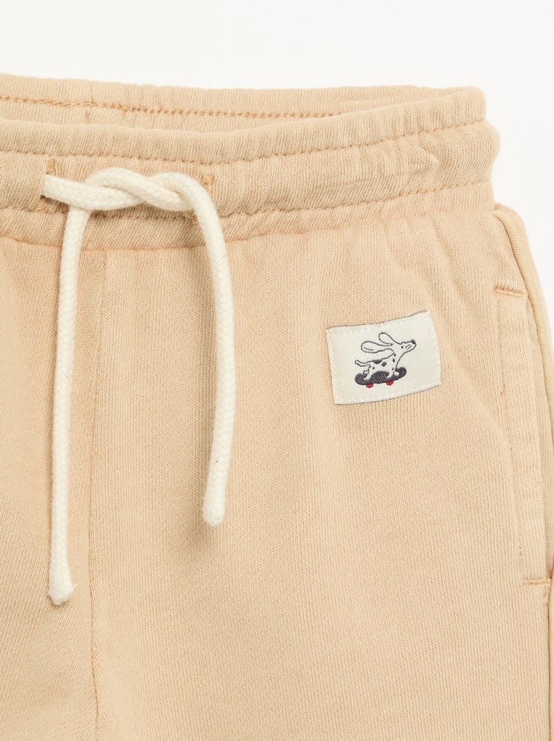 Solid Jogger Pants Beige - Kiabi