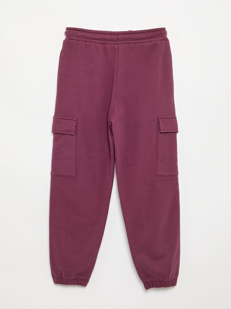 Solid Jogger Pants Purple - Kiabi