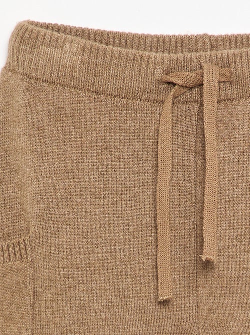 Solid knit pants - Kiabi