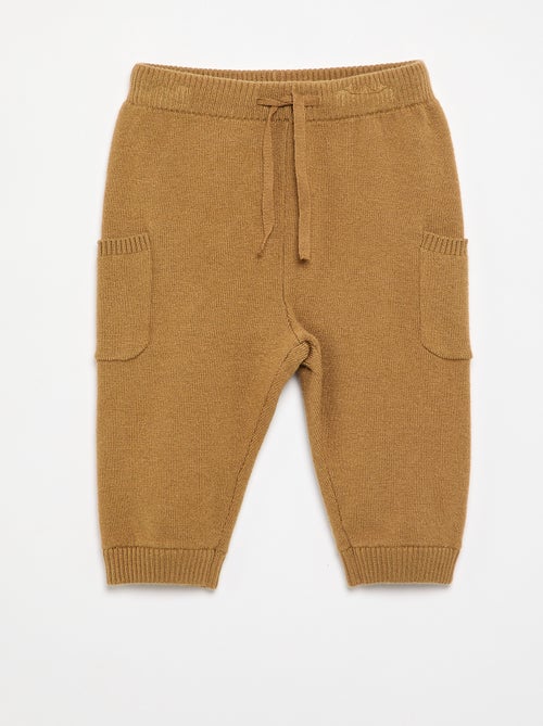 Solid knit pants - Kiabi