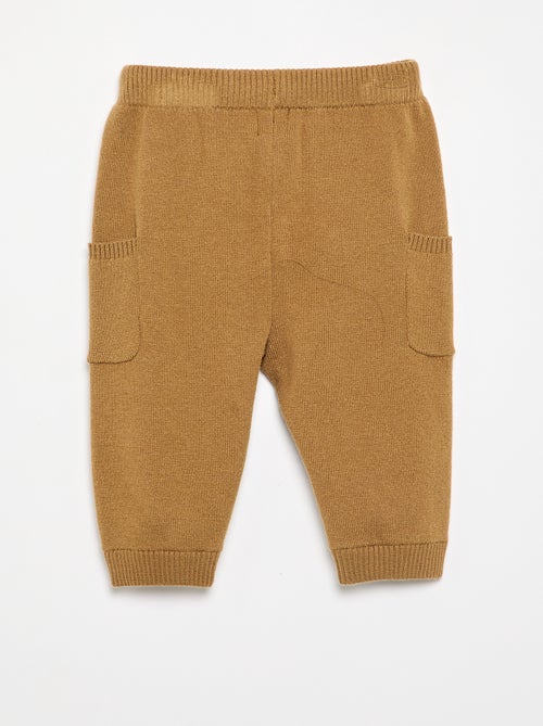 Solid knit pants - Kiabi