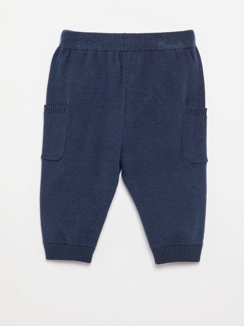 Solid knit pants - Kiabi