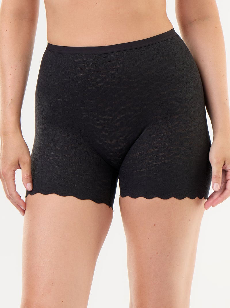 Solid Lace Shorty Black - Kiabi