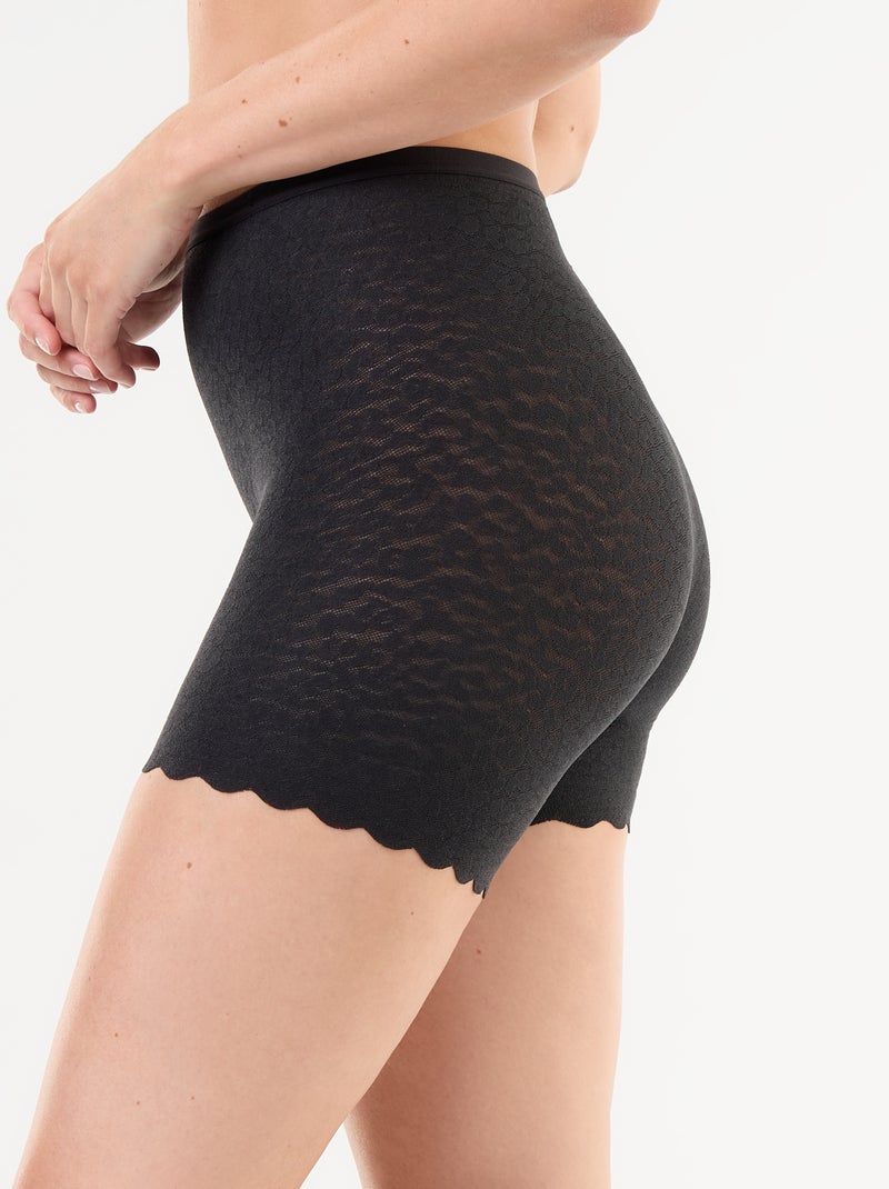 Solid Lace Shorty Black - Kiabi