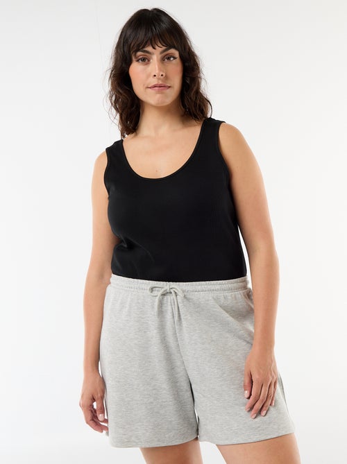 Solid Light Fleece Shorts - Kiabi