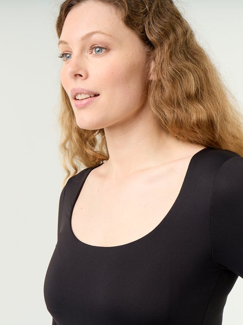 Solid Long-Sleeved Bodysuit - Kiabi