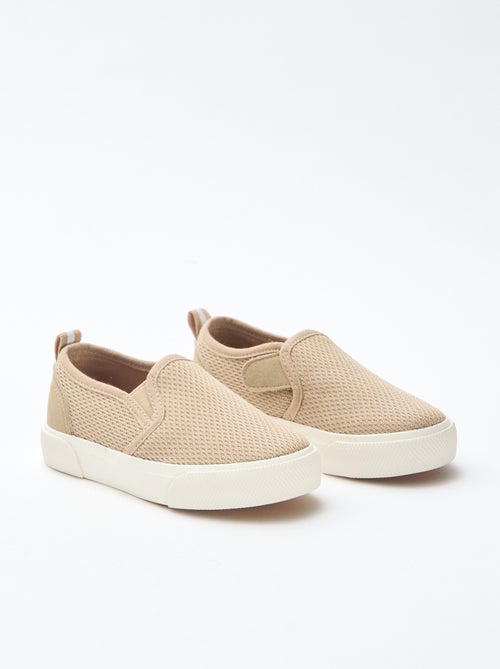 Solid Mesh Slip-On Sneakers - Kiabi