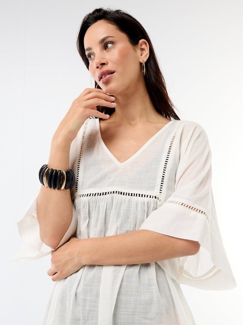 Solid Mid-Length Beach Dress - Kiabi