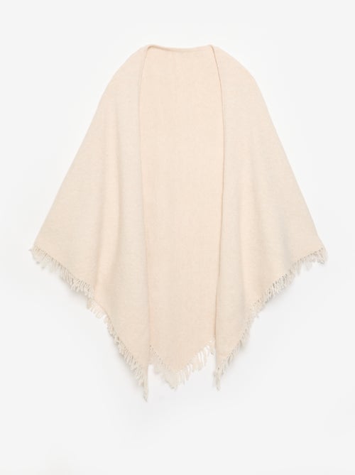 Solid Open Poncho - Kiabi