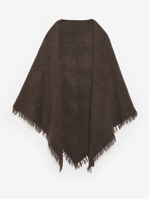 Solid Open Poncho - Kiabi