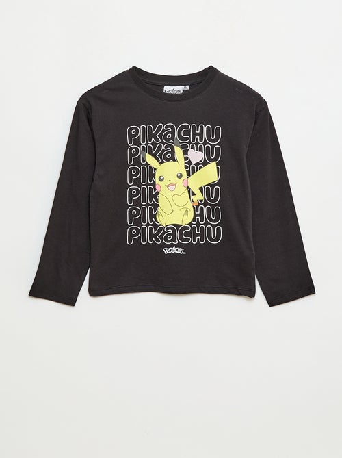 Solid 'Pokémon' 'Pikachu' Print T-shirt - Kiabi Solid 'Pokémon' 'Pikachu' Print T-shirt - Kiabi