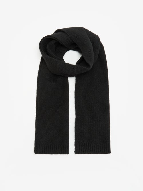 Solid Rib-Knit Scarf - Kiabi